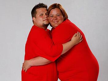 Falko Bräutigam und seine Ehefrau Rada wollen bei "The Biggest Loser" gemeinsam abspecken. Foto: Sat.1/Morris MacMatzen