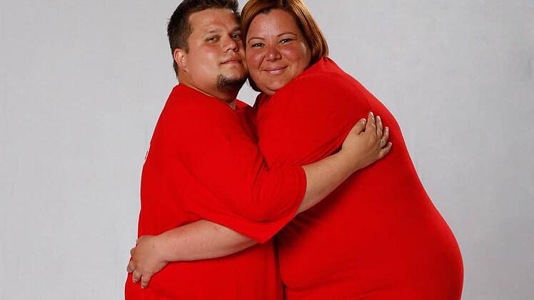 Falko Bräutigam und seine Ehefrau Rada wollen bei "The Biggest Loser" gemeinsam abspecken. Foto: Sat.1/Morris MacMatzen