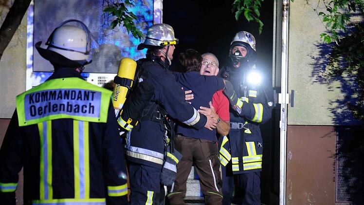 Großübung der Feuerwehren des Landkreises Bad Kissingen in Wildflecken.  Foto: Gerd Schaar