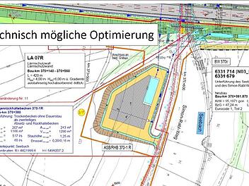 So sieht der Kompromissvorschlag der Autobahndirektion aus. Repro: FT