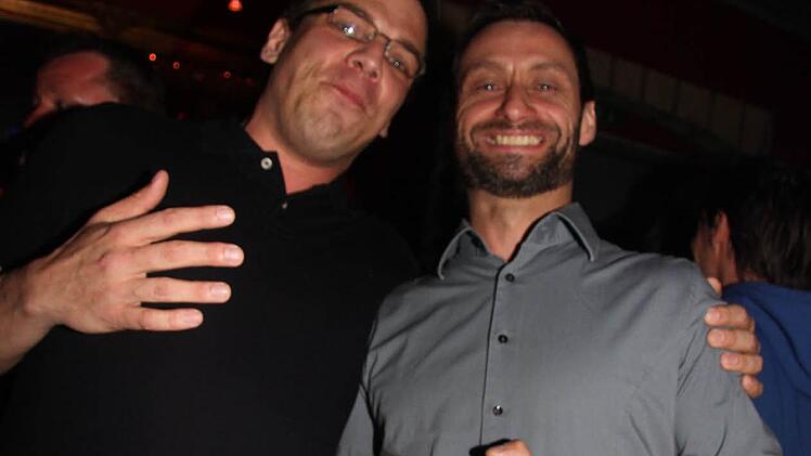 Wolfgang (43) und Eugen (46) wollen einen schönen Abend erleben - nicht mehr und nicht weniger. Foto: Sonja Adam