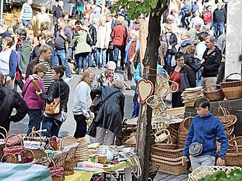 Der Korbmarktsamstag war gut besucht.