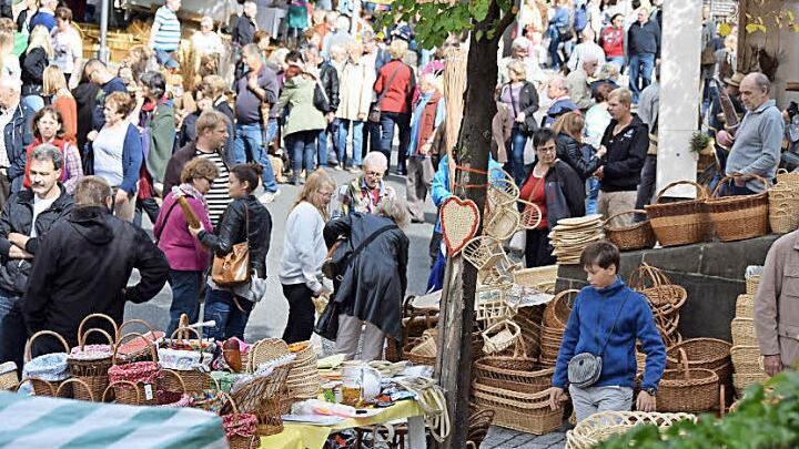 Der Korbmarktsamstag war gut besucht.