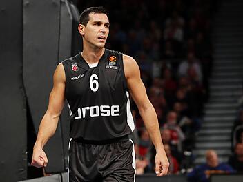 Euroleague-Veteran Nikos Zisis hat bislang 283 Partien in der Königsklasse bestritten.Foto: Daniel Löb