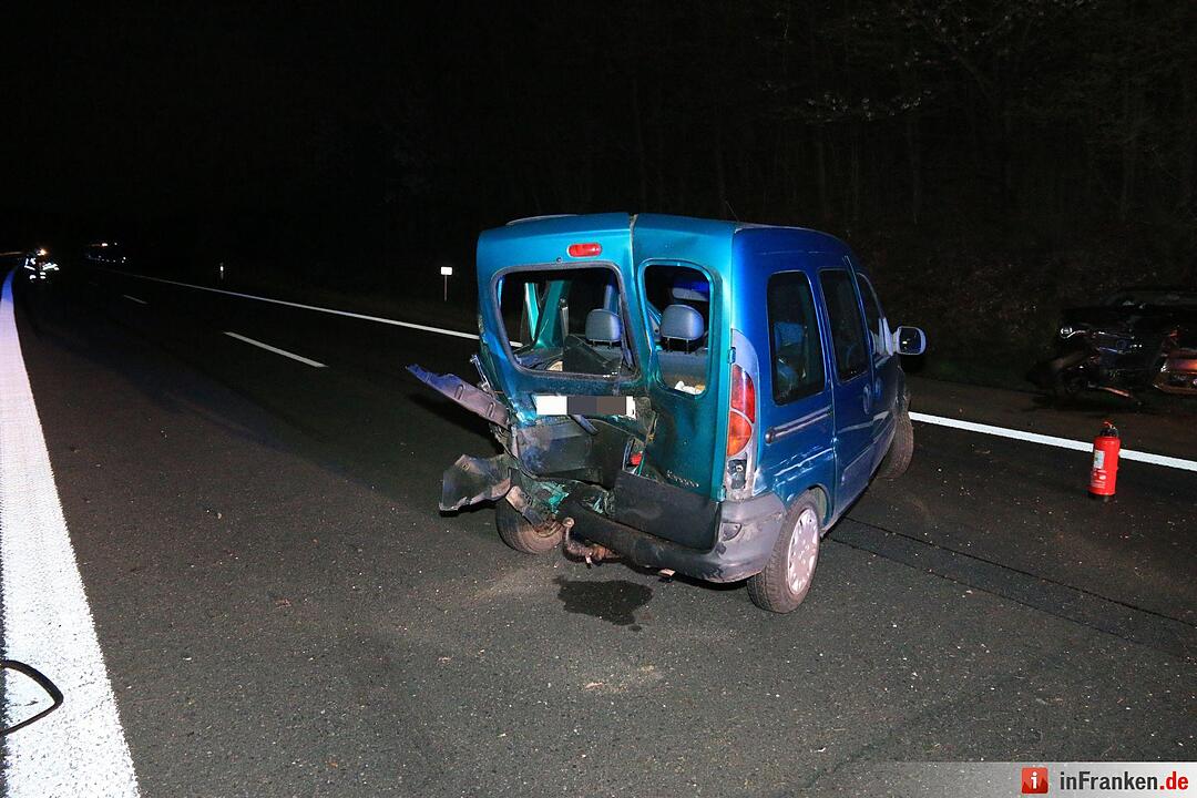Kollision auf A73 bei Strullendorf
