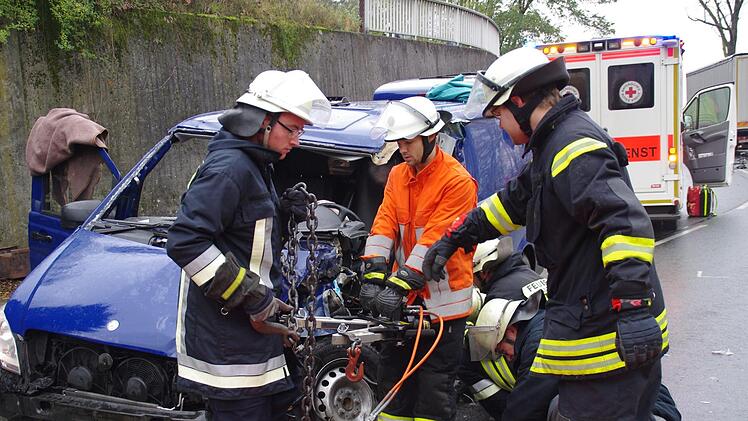 Unfall in Friedrichsburg. Foto: Marco Meißner