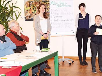 Die Ergebnisse werden präsentiert.  Fotos: Carmen Schwind