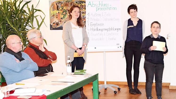 Die Ergebnisse werden präsentiert.  Fotos: Carmen Schwind