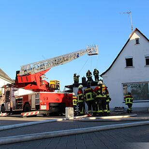 Dachstuhlbrand in Röthenbach an der Pegnitz