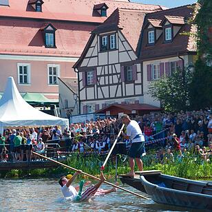 Sandkerwa 2016: So war das Fischerstechen