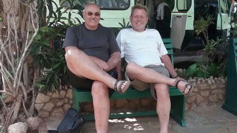 Günther Schneider und Heinz Ellmann haben schon viele Safaris organisiert.  Schneider