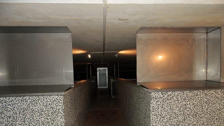 Die beiden Wasserkammern des Hochbehälters