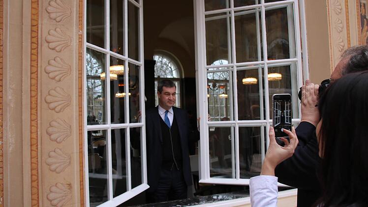 Eindrücke vom Besuch Söders. Foto: Ralf Ruppert