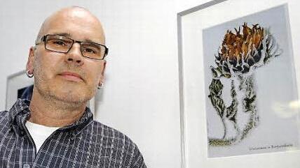 Stephan Hummel mit seinem Siegerbild "Die Wintersonne" in der Kategorie "Naturschönheiten".  Archivfoto: Matthias Hoch