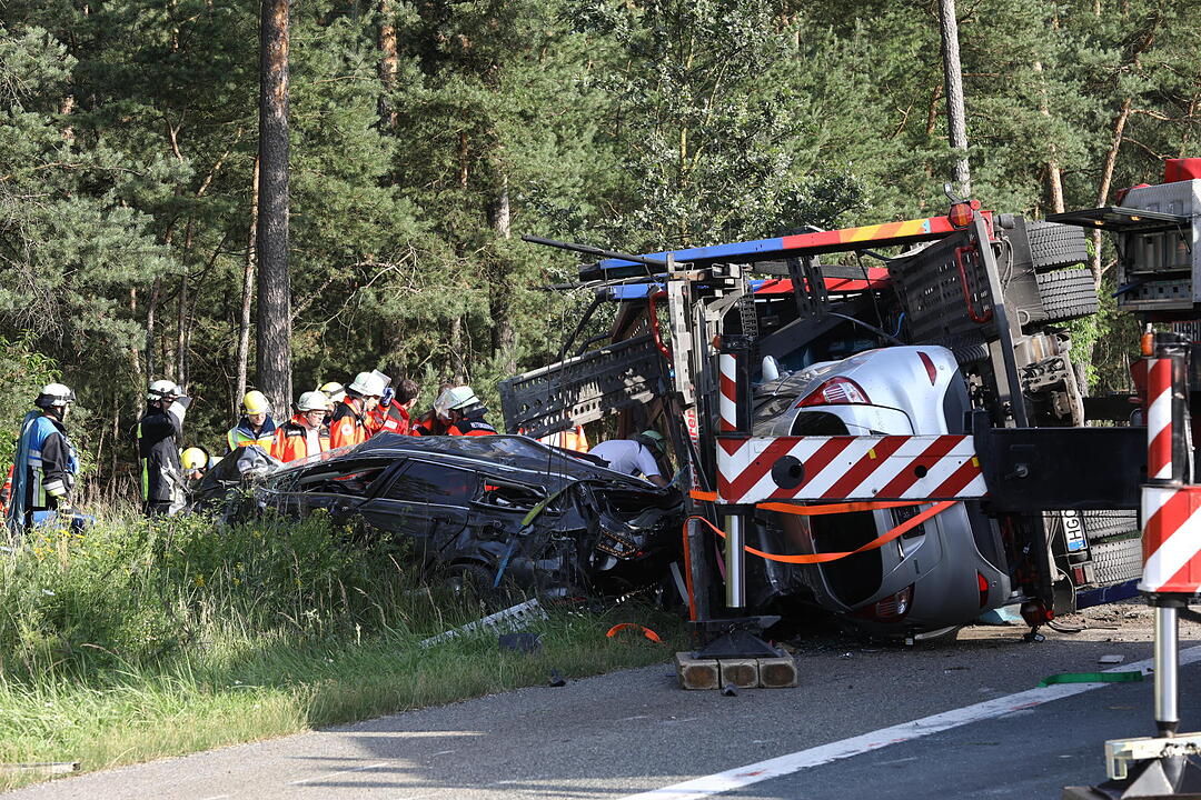 Schwerer Lkw-Unfall auf der A9