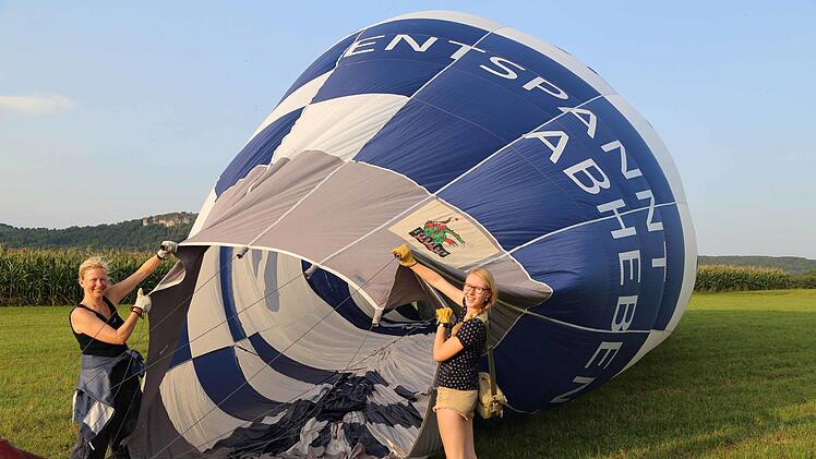 Falls das Wetter passt, k&ouml;nnen Besucher in Dobenreuth in Ballons mitfahren.Franz Galster