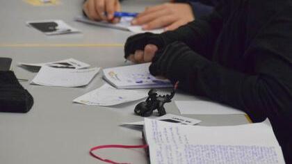 Kinder-Uni am 22. November 2014. Foto: Ronald Rinklef