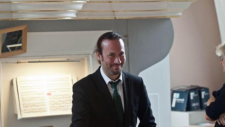 Matthias Grünert, Kantor der Frauenkirche Dresden, gastierte in der Christuskirche Mönchröden.Foto: Jochen Berger