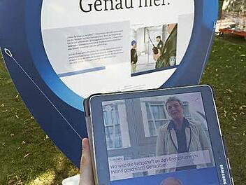 Mithilfe von Beacons interagiert die App mit der Umgebung.  Foto: Artirigo