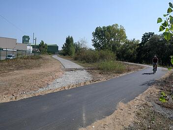 Ein doppelter Radweg im Bamberger Nordwesten wirft Fragen auf.  Foto: Ronald Rinklef