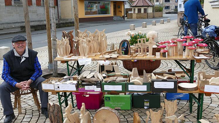 Auf dem Frühlingsmarkt in Heroldsbach  Foto: Sonja Schrüfer