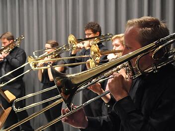 In die Klangwelten der Posaune entführten elf Musikstudenten aus den Posaunenklassen der Musikhochschule Würzburg unter dem Motto "Posaunissimo".  Foto: Peter Klopf