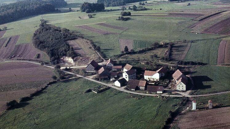Luftaufnahme Obergeiersnest, undatiert. Foto: Sammlung Jürgen Hüfner
