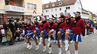 Faschingstreiben in der Gartenstadt.