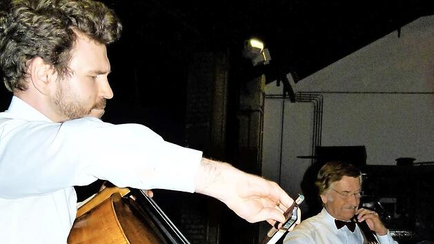 Das "GinzelDuello" mit Reiner und Hans-Henning Ginzel Foto: Werner Rei&szlig;aus