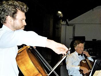 Das "GinzelDuello" mit Reiner und Hans-Henning Ginzel Foto: Werner Reißaus