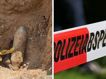 Weltkriegsbombe in Giebelstadt Weltkriegsbombe in Giebelstadt