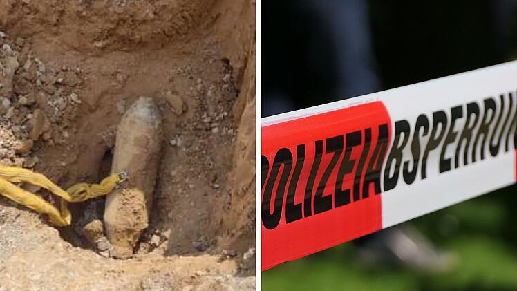 Weltkriegsbombe in Giebelstadt