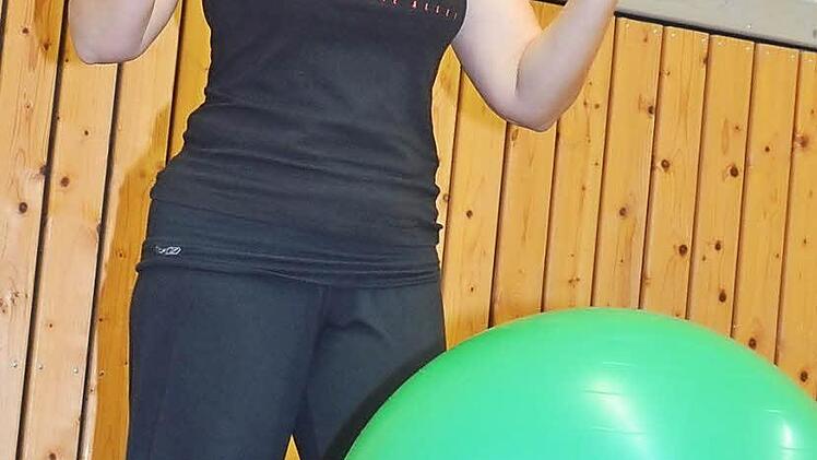 Monika Engelhardt zeigte, wie man Sticks effektiv einsetzt.