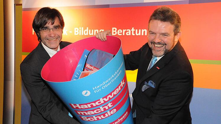 Thomas Koller und Thomas Zimmer gehen strategisch bei der Fachkräftesicherung im Handwerk vor.  Foto: Munzert