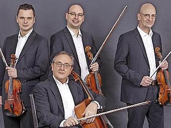 Das Streichquartett begeisterte das Publikum.