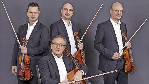 Das Streichquartett begeisterte das Publikum.