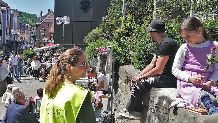 Ohne Störungen und absolut friedlich verlief der Anti-Corona-Demo am Samstag. Foto: Sigismund von Dobschütz
