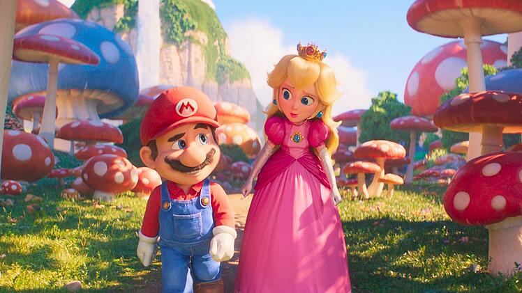 Sie sind ein ziemlich ungleiches Paar, auch in dieser Geschichte: Mario und Prinzessin Peach.