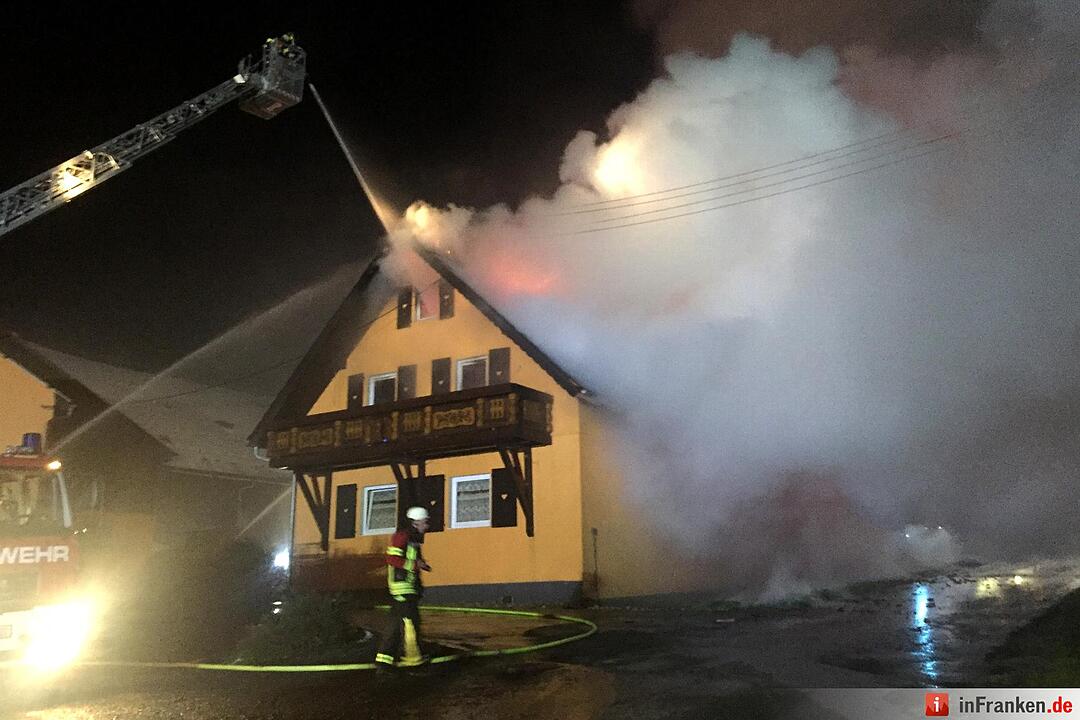 Brand in Kunreuth (Kreis Kulmbach)