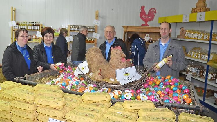 Ein breit gef&auml;chertes Sortiment an regionalen Erzeugnissen vom Bauernhof wird der Bauernmarkt beim Hoffest in Eichenb&uuml;hl bieten. Foto: K.- H. Hofmann