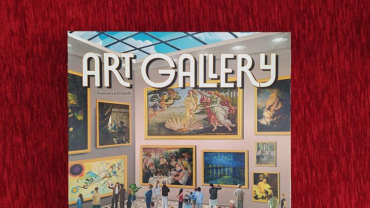 Spiele-Test Art Gallery - Gelungenes Familienspiel mit 48 weltberühmten Gemälden