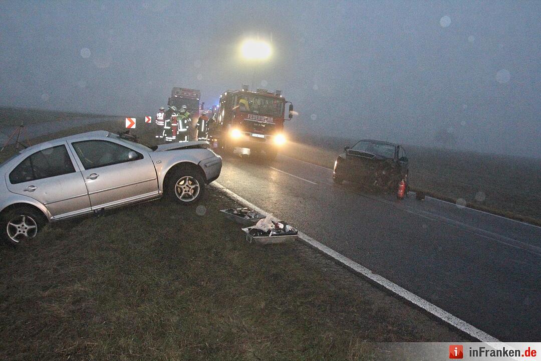 Mehrere Verletzte nach Unfall bei Ermershausen