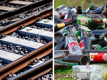 Würzburg: Mann sammelt Pfand auf Gleisen - Massive Verspätung bei Zügen Würzburg: Mann sammelt Pfand auf Gleisen - Massive Verspätung bei Zügen