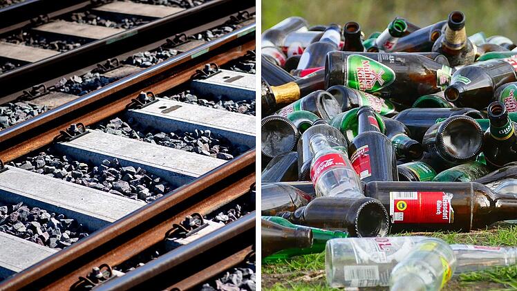 W&uuml;rzburg: Mann sammelt Pfand auf Gleisen - Massive Versp&auml;tung bei Z&uuml;gen