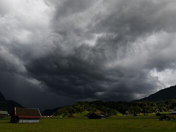 Gewitter in den Bergen