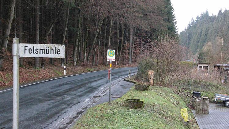Blick von der Felsmühle Richtung Gifting Foto: Friedwald Schedel