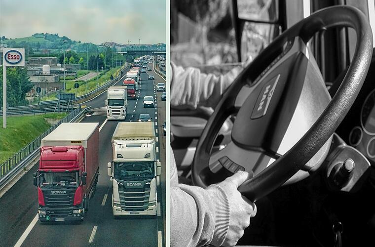 A9 bei Pegnitz: Lkw kollidiert mit Schwertransport - immenser Sachschaden