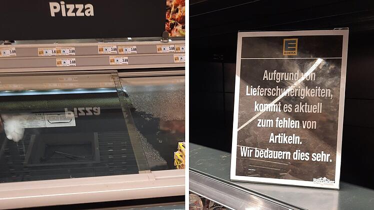 Leere Regale bei Rewe, Edeka und Lidl in Franken: Verdi mit Knallhart-Ankündigung