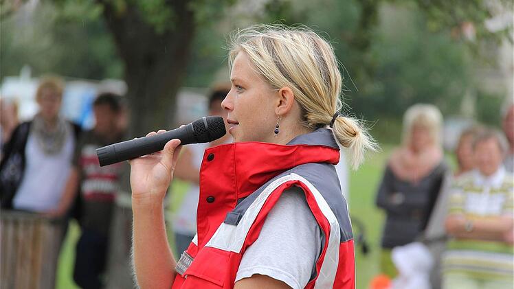 Melanie Dittmayer moderierte die Übungen.