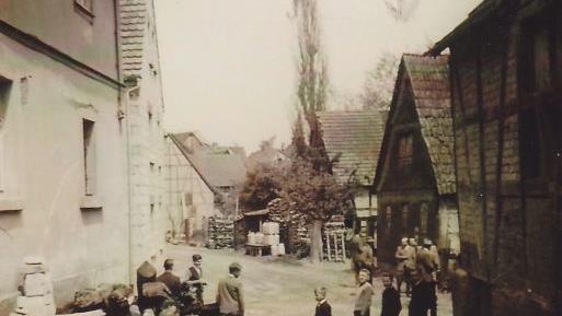 Ecke Brunnengasse/Eschenbachstraße früher... Foto: Reinhold Wilhelm